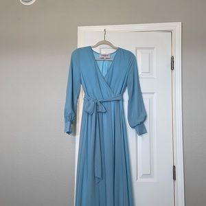 Jessa Kae Collection blue maxi dress